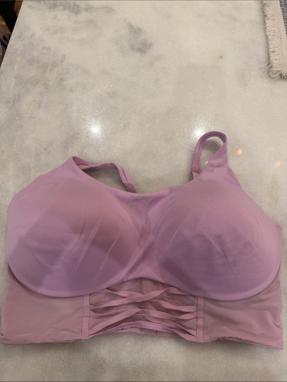 VS Wireless Mesh Bra - Lavender